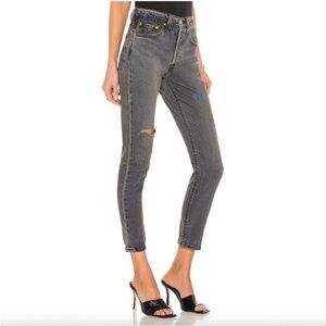 NEW Levi’s Premium 501 Jeans Black Denim High Rise